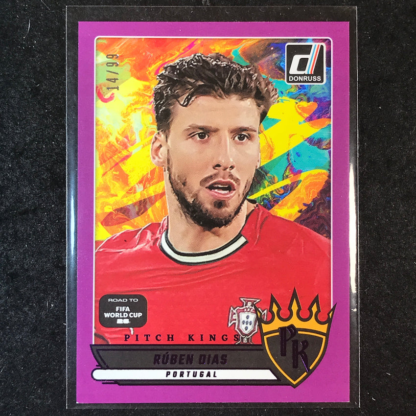 2025-26 Donruss Road to FIFA World Cup RUBEN DIAS Pitch Kings Purple 14/99 #10