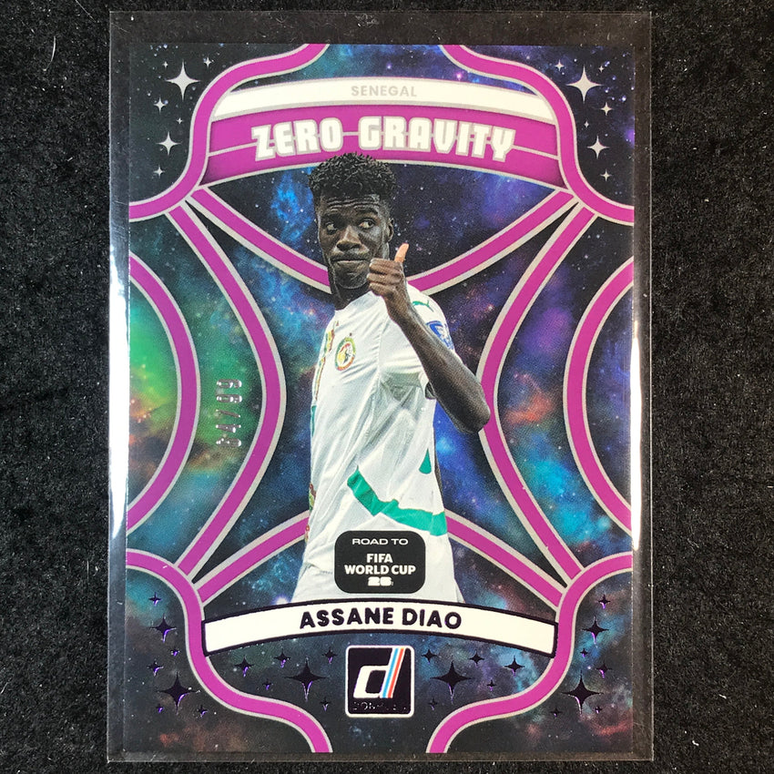 2025-26 Donruss Road to FIFA World Cup ASSANE DIAO Zero Gravity Purple 64/99 #8