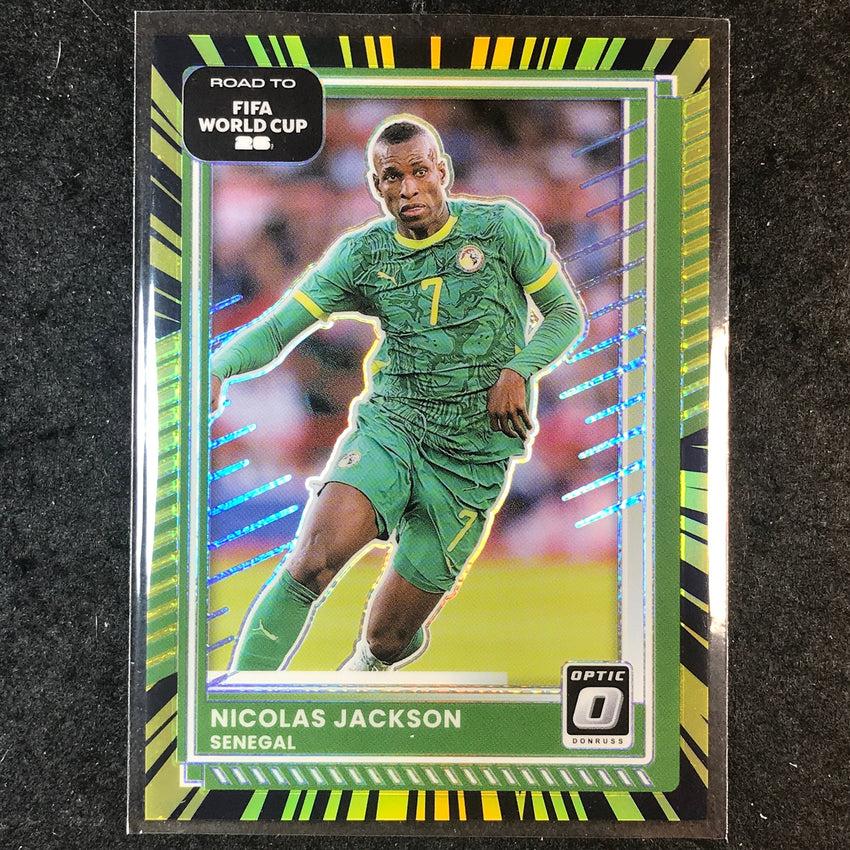 2025-26 Donruss Road to World Cup NICOLAS JACKSON Optic Electricity 39/75 #6