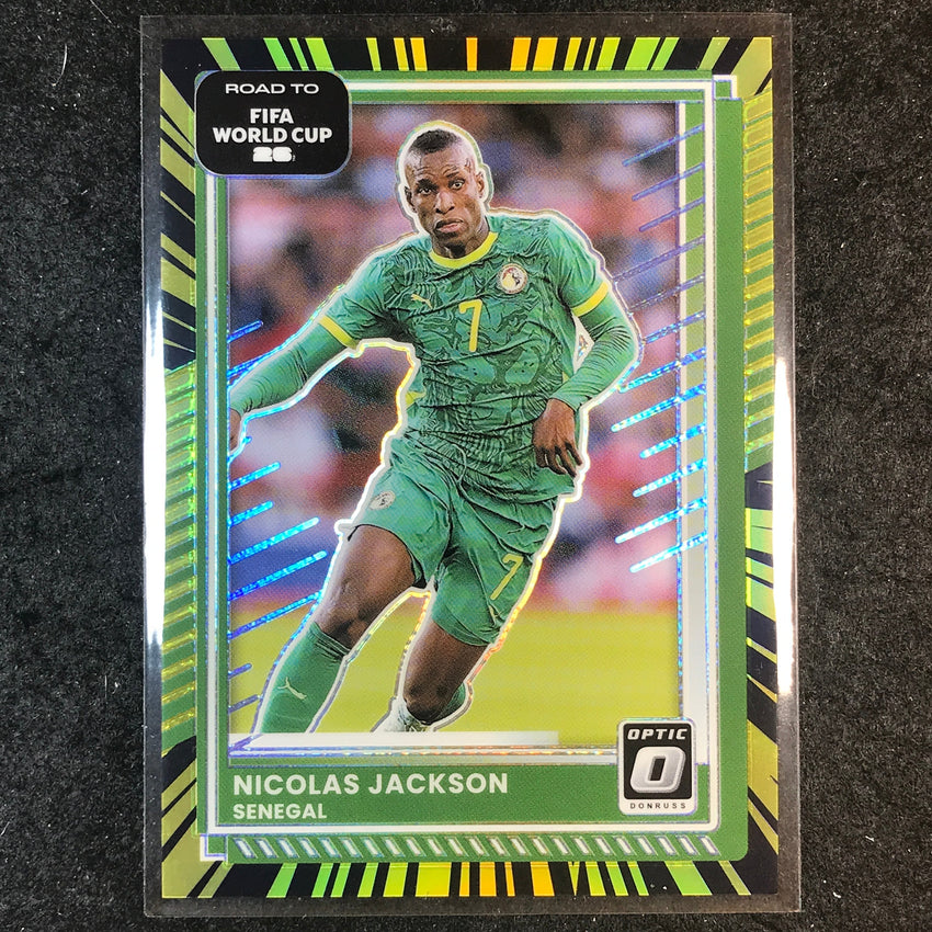 2025-26 Donruss Road to World Cup NICOLAS JACKSON Optic Electricity 52/75 #6