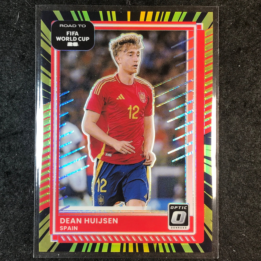 2025-26 Donruss Road to FIFA World Cup DEAN HUIJSEN Optic Electricity 9/75 #9