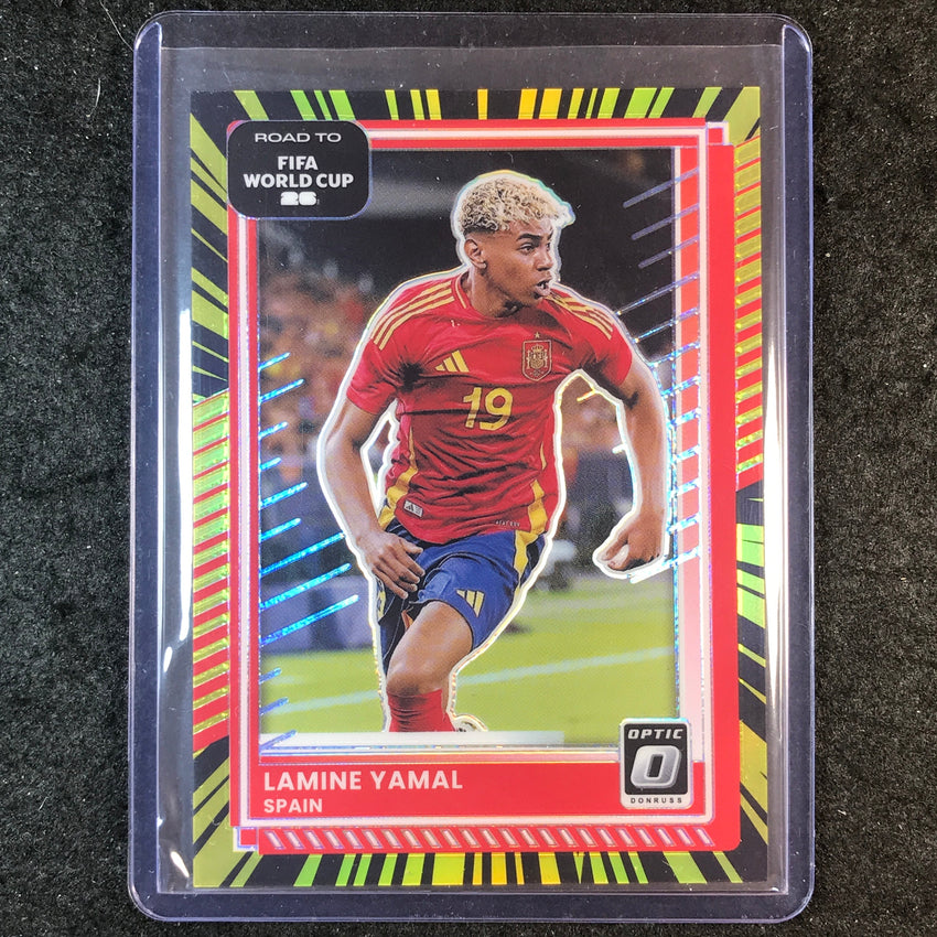 2025-26 Donruss Road to FIFA World Cup LAMINE YAMAL Optic Electricity 36/75 #10