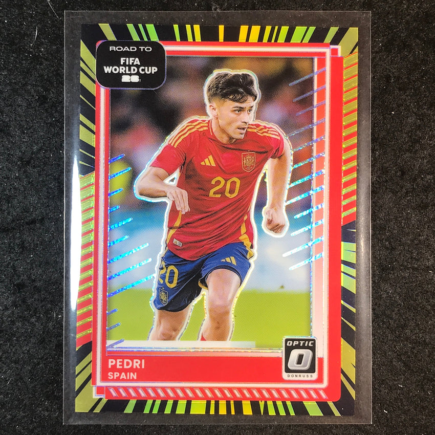 2025-26 Donruss Road to FIFA World Cup PEDRI Optic Electricity 20/75 #11