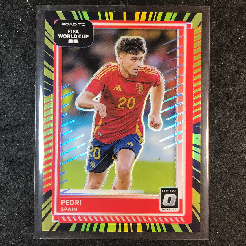 2025-26 Donruss Road to FIFA World Cup PEDRI Optic Electricity 50/75 #11