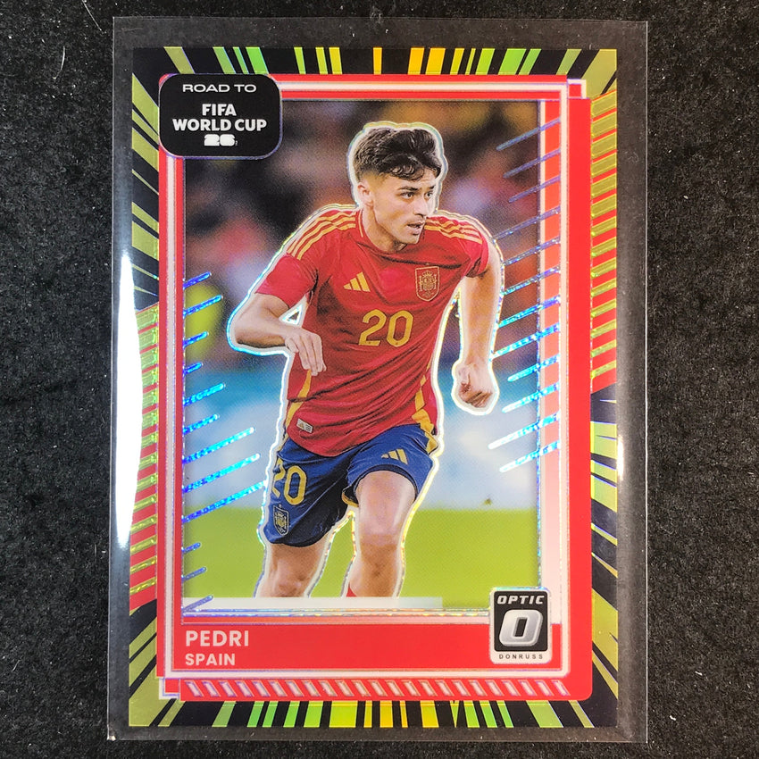 2025-26 Donruss Road to FIFA World Cup PEDRI Optic Electricity 61/75 #11