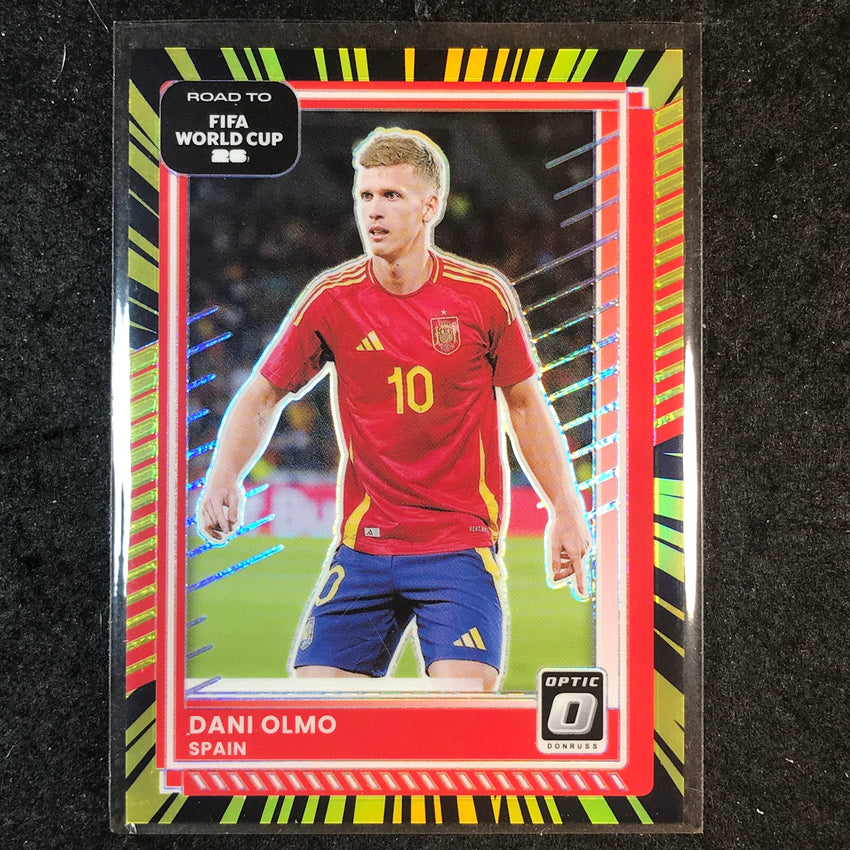2025-26 Donruss Road to FIFA World Cup DANI OLMO Optic Electricity 1/75 #13