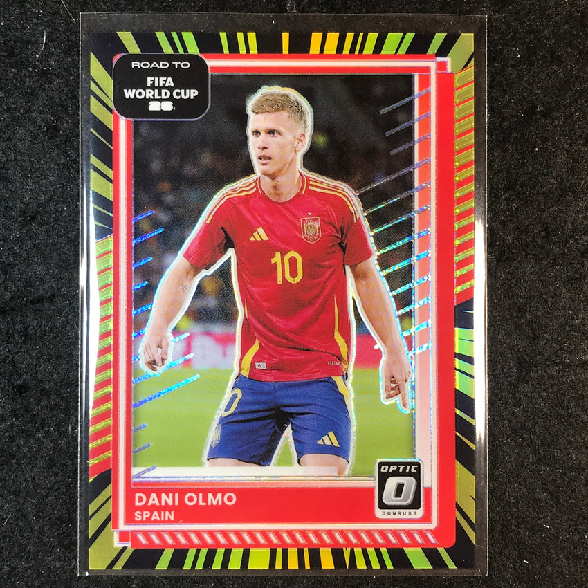 2025-26 Donruss Road to FIFA World Cup DANI OLMO Optic Electricity 20/75 #13