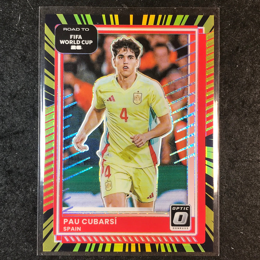 2025-26 Donruss Road to FIFA World Cup PAU CUBARSI Optic Electricity 8/75 #16