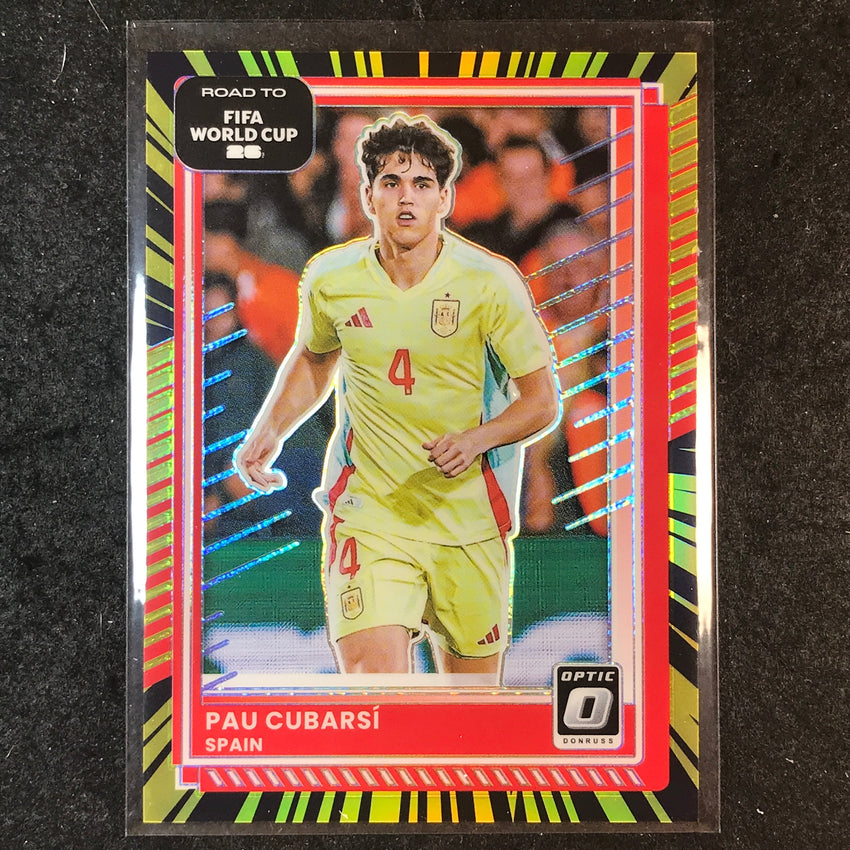2025-26 Donruss Road to FIFA World Cup PAU CUBARSI Optic Electricity 31/75 #16