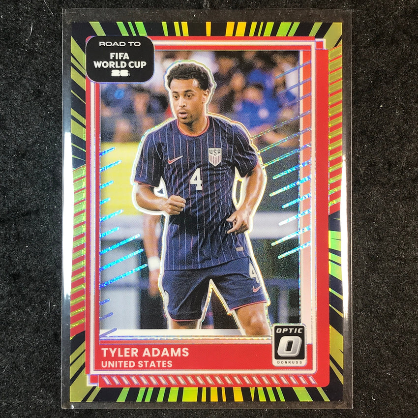 2025-26 Donruss Road to FIFA World Cup TYLER ADAMS Optic Electricity 66/75 #22