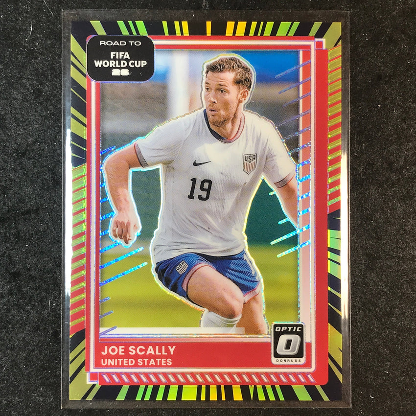 2025-26 Donruss Road to FIFA World Cup JOE SCALLY Optic Electricity 52/75 #23