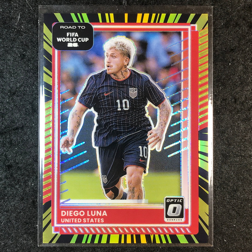 2025-26 Donruss Road to FIFA World Cup DIEGO LUNA Optic Electricity 42/75 #26