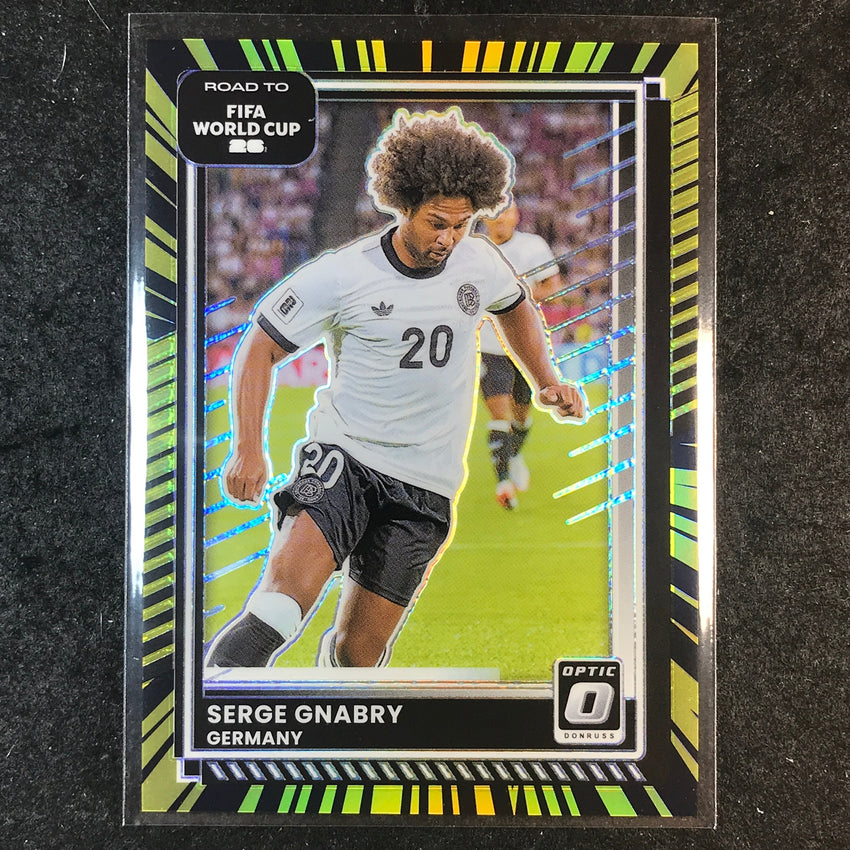 2025-26 Donruss Road to FIFA World Cup SERGE GNABRY Optic Electricity 49/75 #38