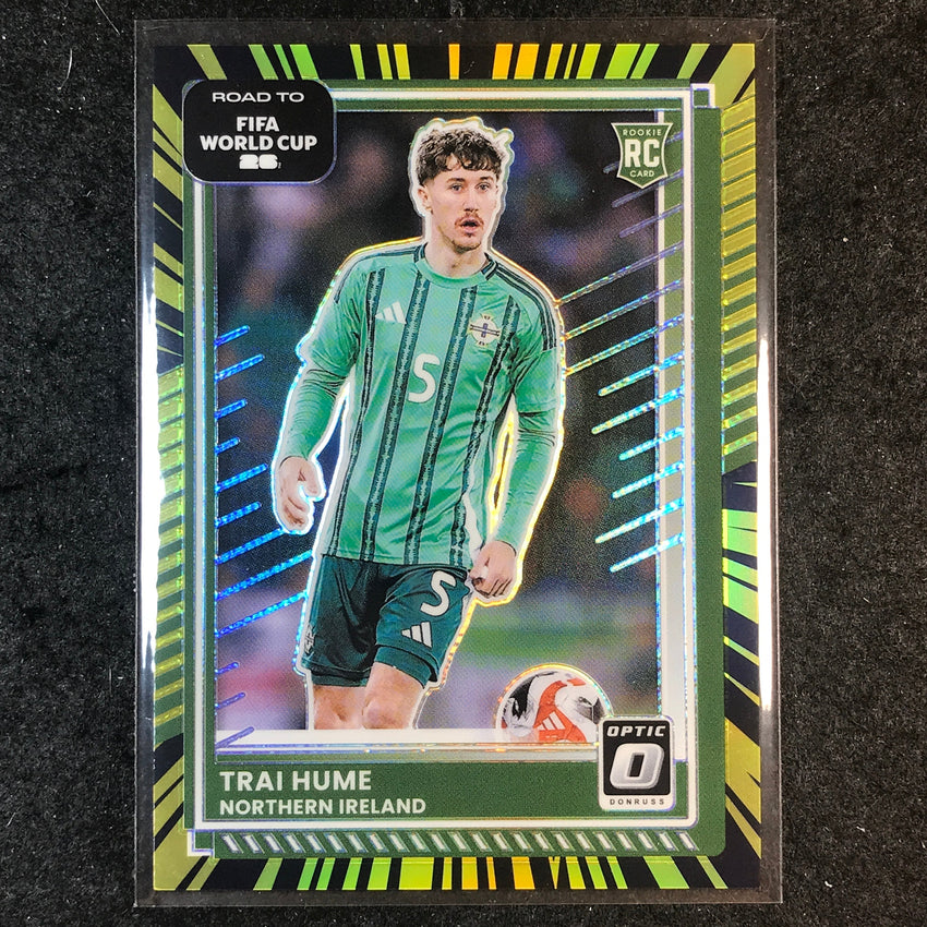 2025-26 Donruss Road to World Cup TRAI HUME Rookie Optic Electricity 42/75 #46