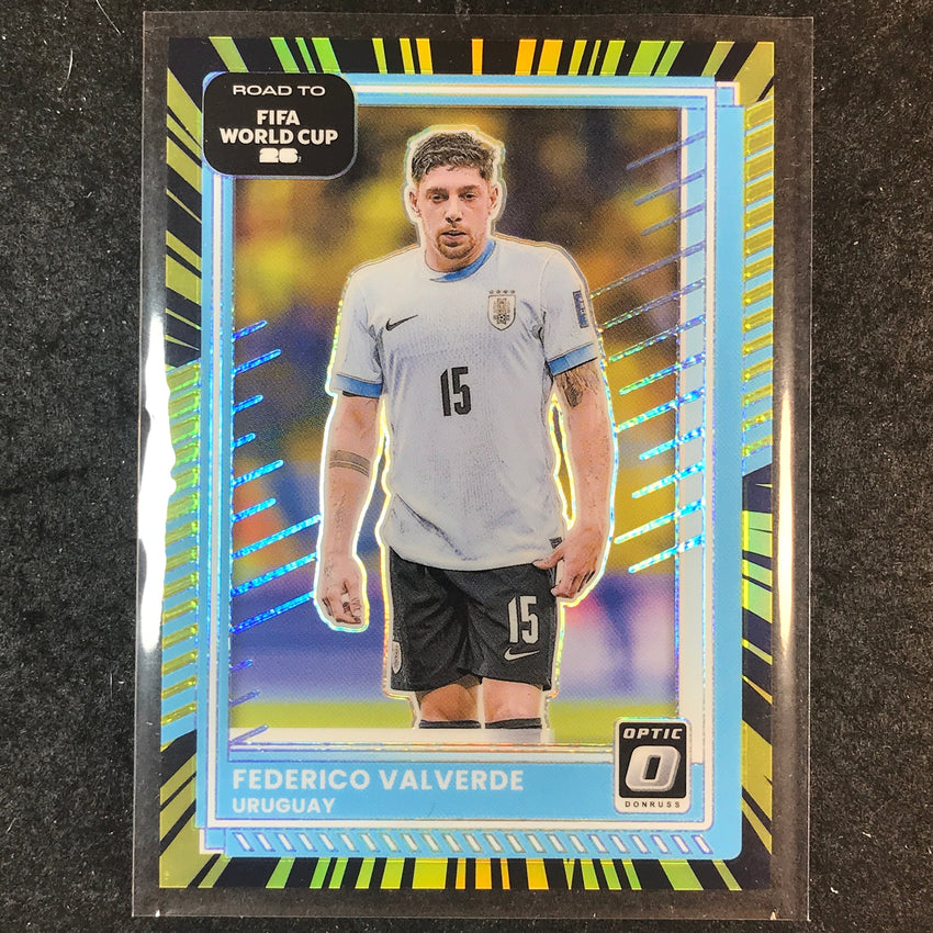 2025-26 Donruss Road to World Cup FEDERICO VALVERDE Optic Electricity 74/75 #50
