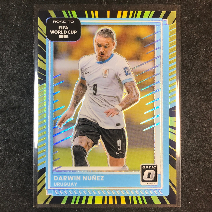 2025-26 Donruss Road to FIFA World Cup DARWIN NUNEZ Optic Electricity 31/75 #52