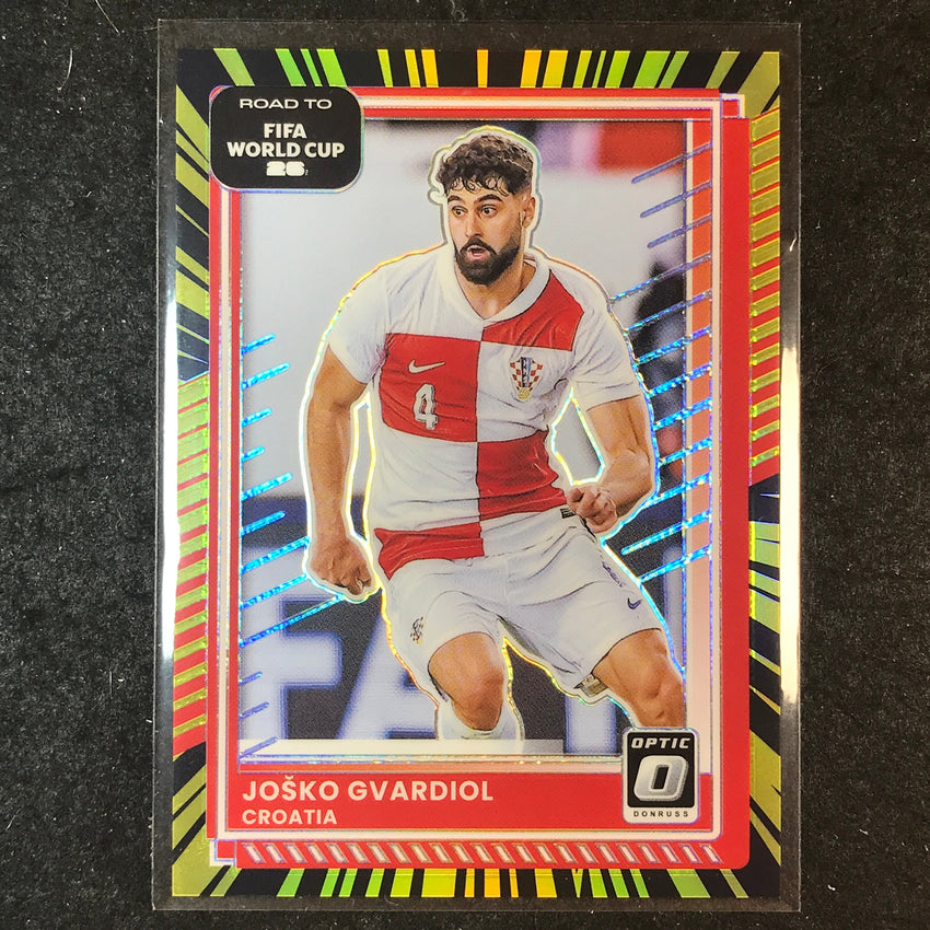 2025-26 Donruss Road to World Cup JOSKO GVARDIOL Optic Electricity 27/75 #57