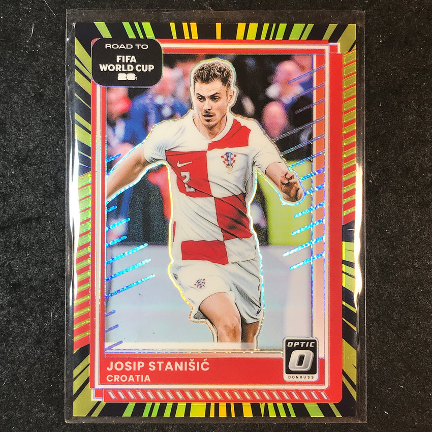 2025-26 Donruss Road to FIFA World Cup JOSIP STANISIC Optic Electricity 5/75 #60