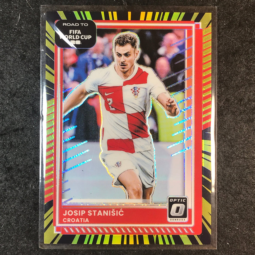 2025-26 Donruss Road to World Cup JOSIP STANISIC Optic Electricity 57/75 #60