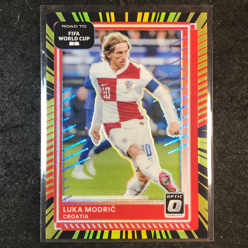 2025-26 Donruss Road to FIFA World Cup LUKA MODRIC Optic Electricity 73/75 #61
