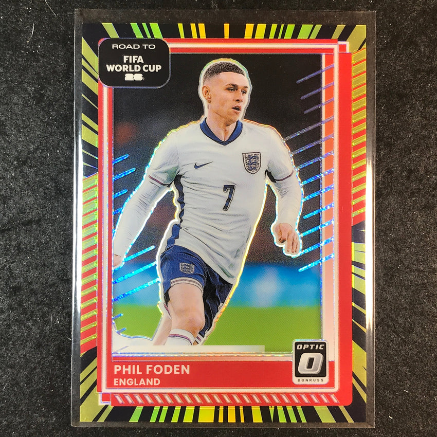 2025-26 Donruss Road to FIFA World Cup PHIL FODEN Optic Electricity 73/75 #69
