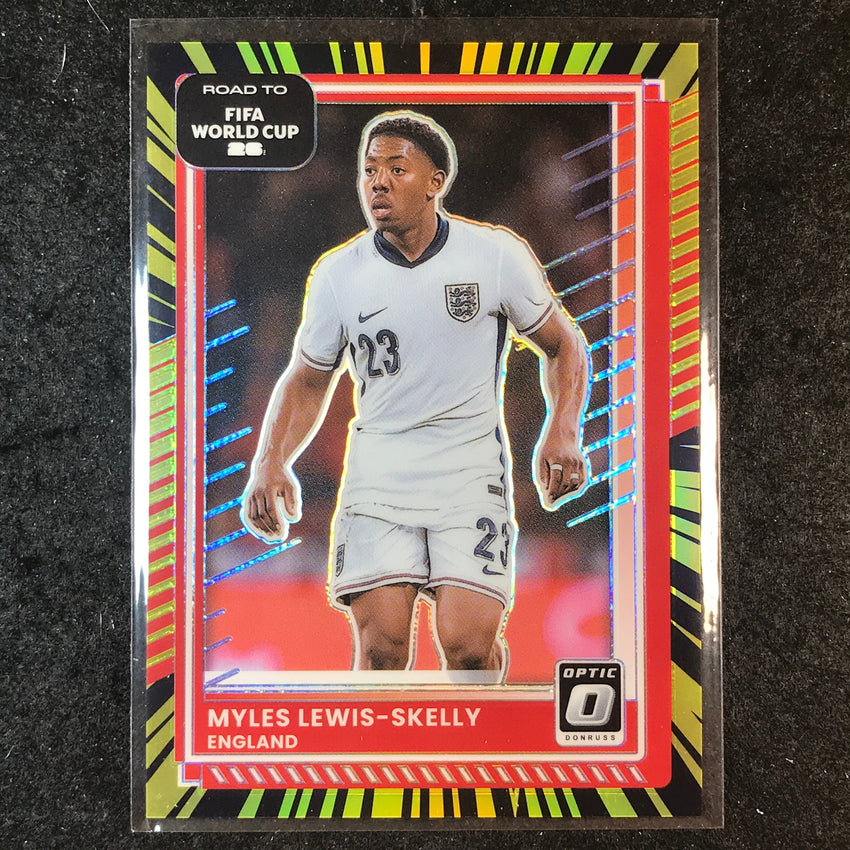 2025-26 Donruss Road to World Cup MYLES LEWIS-SKELLY Optic Electricity 48/75 #72