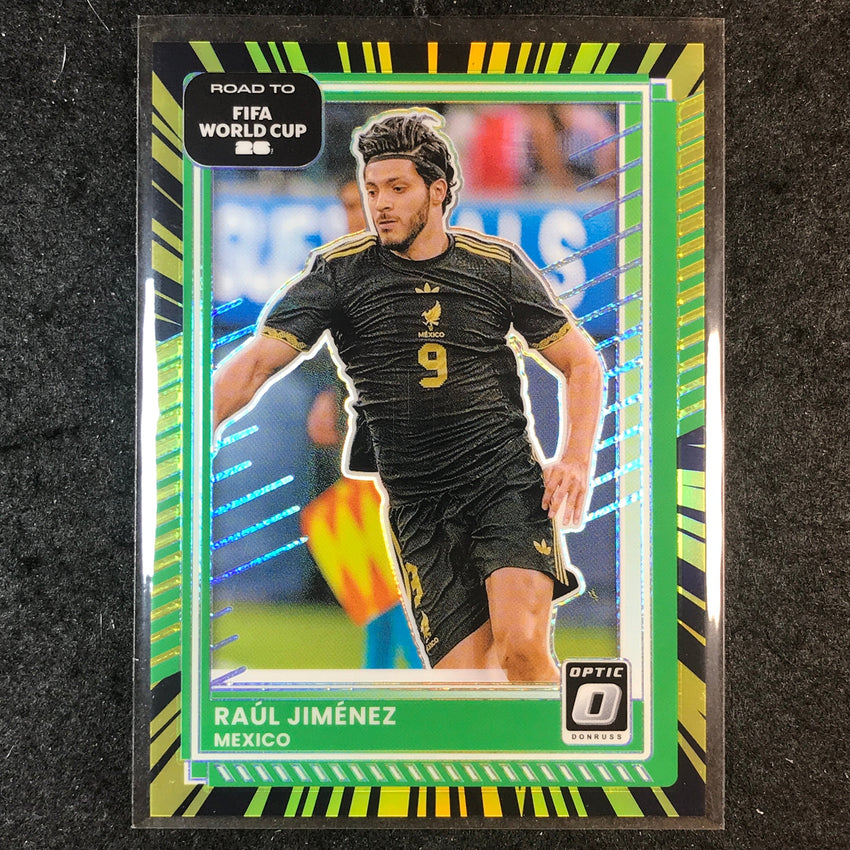 2025-26 Donruss Road to FIFA World Cup RAUL JIMENEZ Optic Electricity 36/75 #74