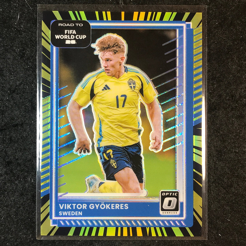 2025-26 Donruss Road to World Cup VIKTOR GYOKERES Optic Electricity 11/75 #82