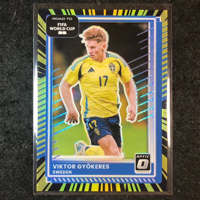2025-26 Donruss Road to World Cup VIKTOR GYOKERES Optic Electricity 50/75 #82