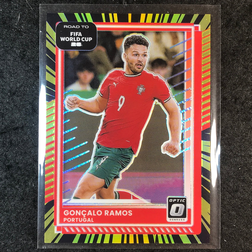 2025-26 Donruss Road to FIFA World Cup GONCALO RAMOS Optic Electricity 3/75 #95