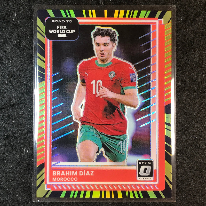 2025-26 Donruss Road to FIFA World Cup BRAHIM DIAZ Optic Electricity 32/75 #96
