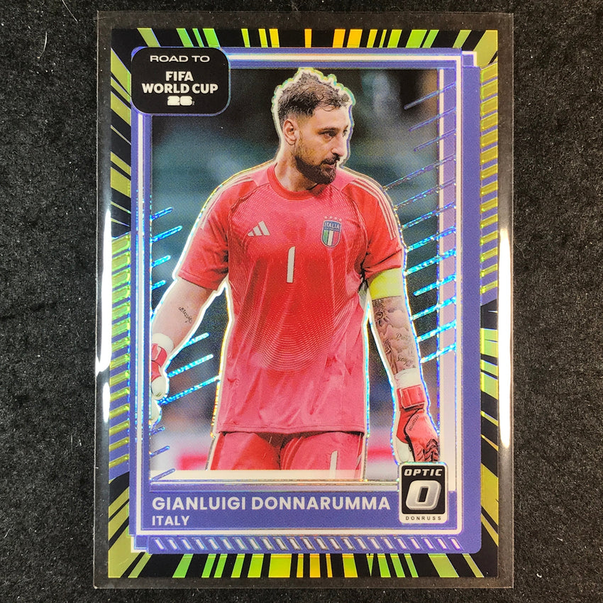 2025-26 Donruss Road to World Cup GIANLUIGI DONNARUMMA Optic Electricity 48/75