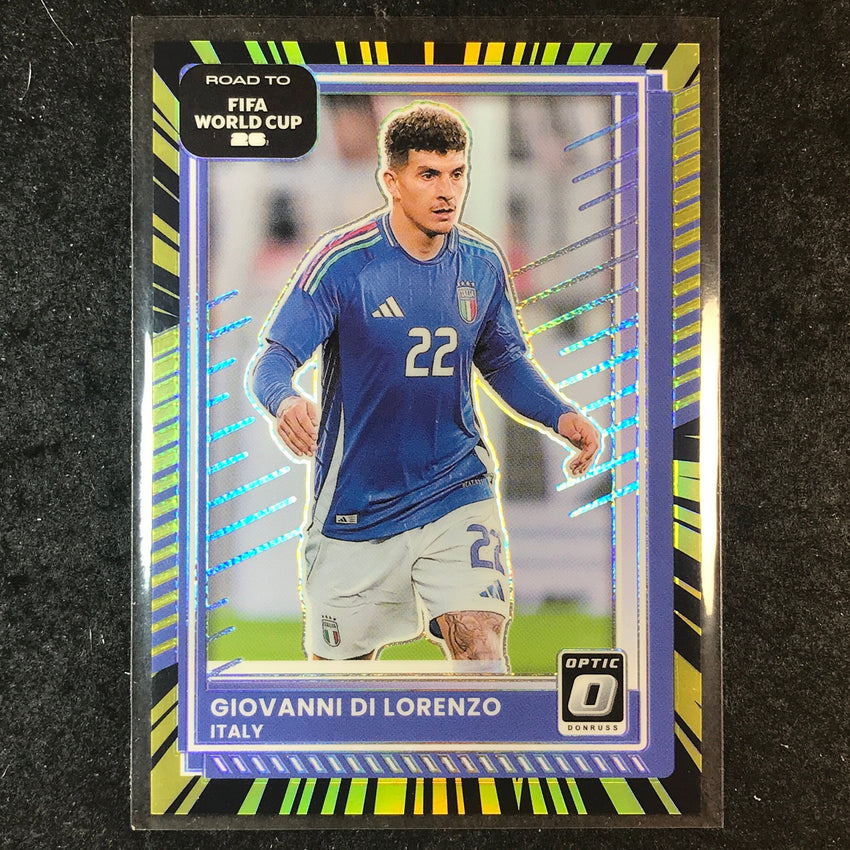 2025-26 Donruss Road to World Cup GIOVANNI DI LORENZO Optic Electricity 52/75