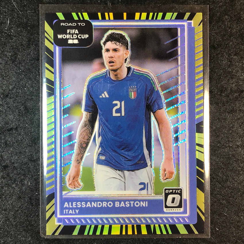 2025-26 Donruss Road to World Cup ALESSANDRO BASTONI Optic Electricity 53/75