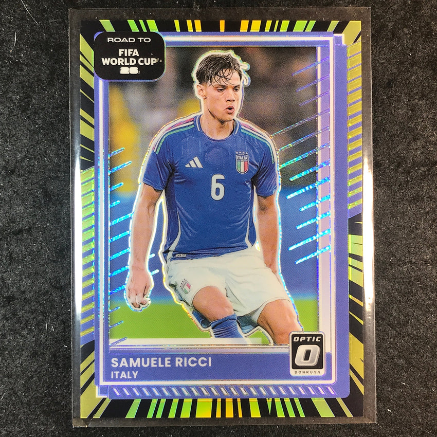 2025-26 Donruss Road to World Cup SAMUELE RICCI Optic Electricity 53/75 #120