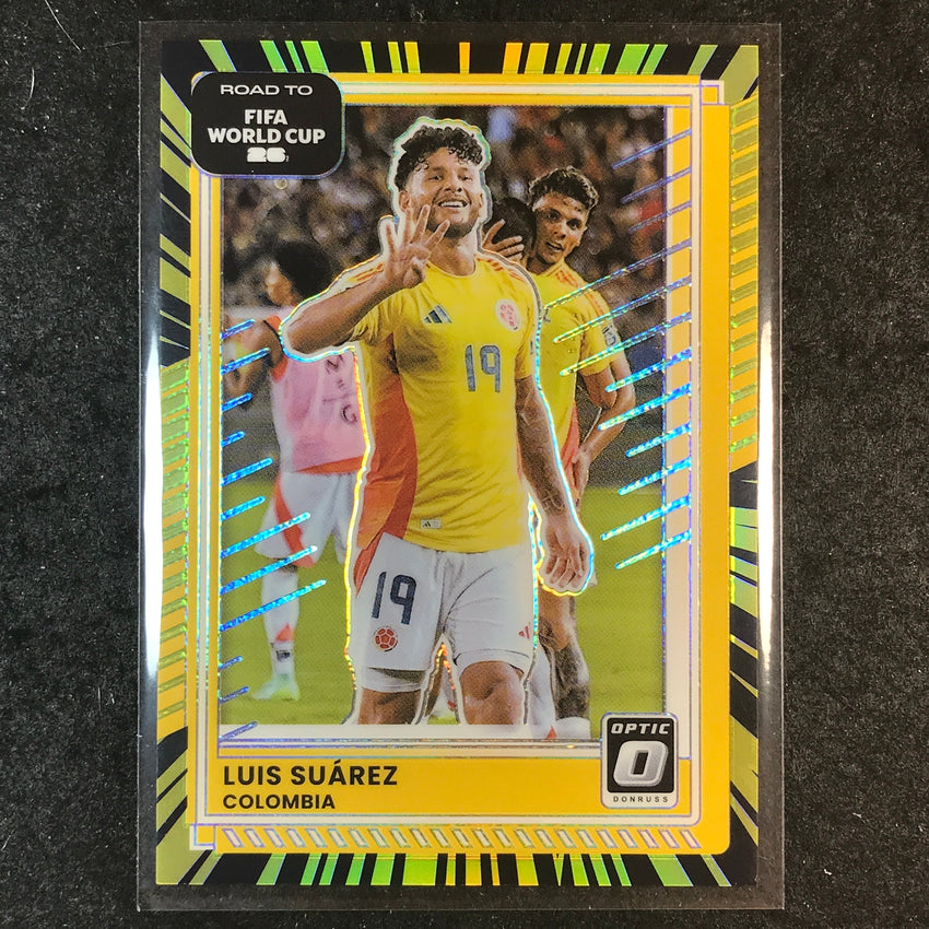 2025-26 Donruss Road to FIFA World Cup LUIS SUAREZ Optic Electricity 18/75 #122
