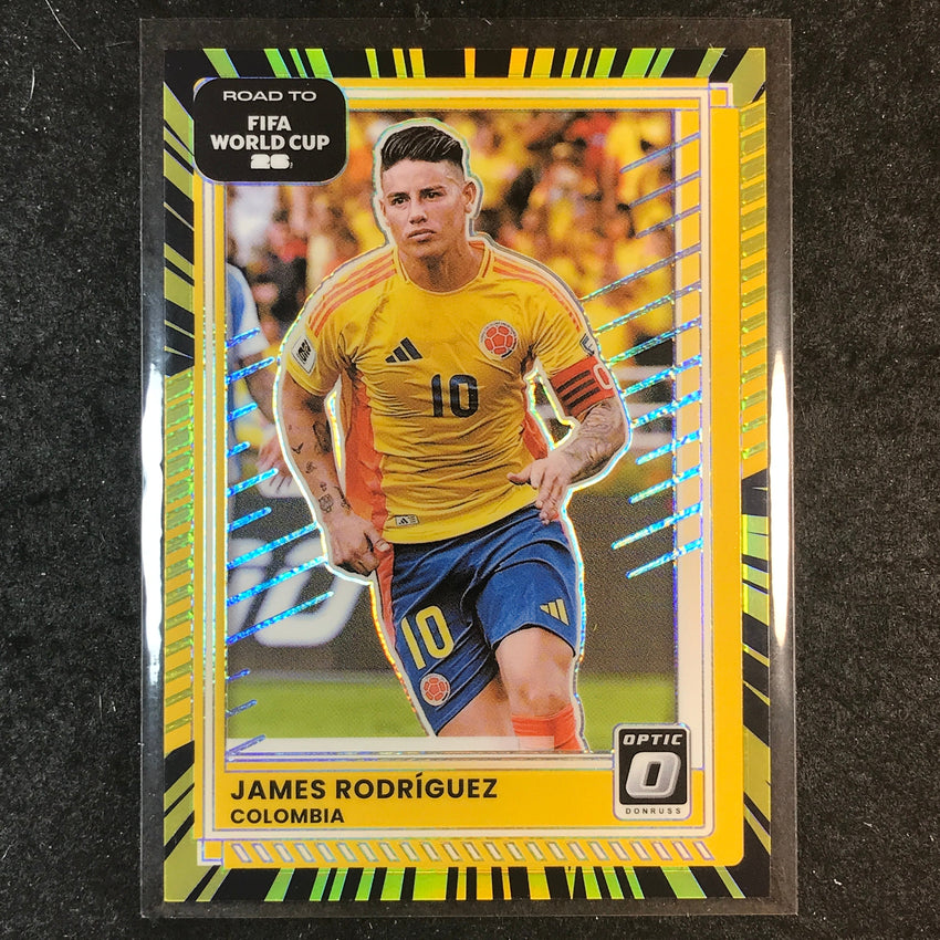 2025-26 Donruss Road to World Cup JAMES RODRIGUEZ Optic Electricity 55/75 #123