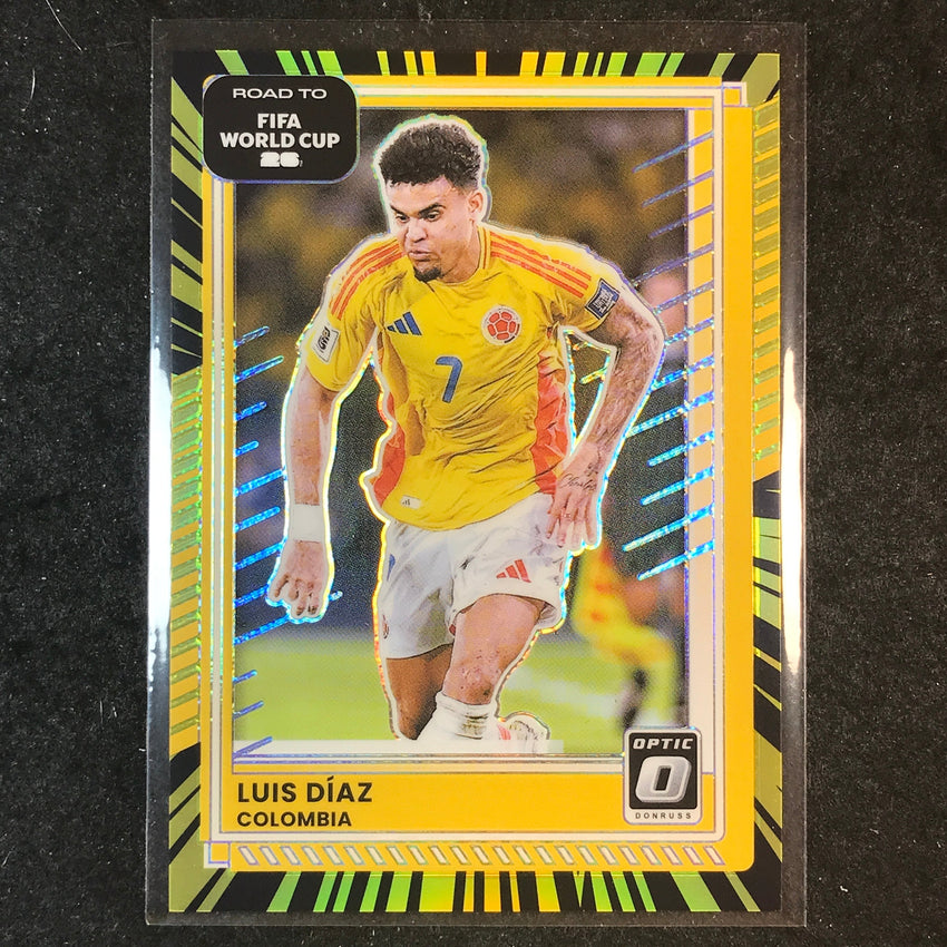 2025-26 Donruss Road to FIFA World Cup LUIS DIAZ Optic Electricity 53/75 #125