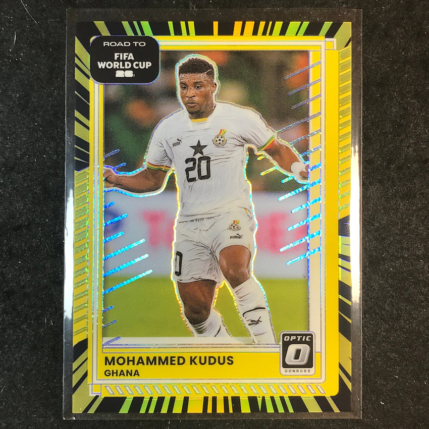 2025-26 Donruss Road to World Cup MOHAMMED KUDUS Optic Electricity 35/75 #127