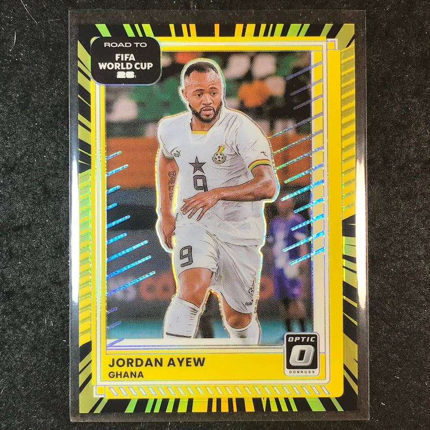 2025-26 Donruss Road to FIFA World Cup JORDAN AYEW Optic Electricity 8/75 #128