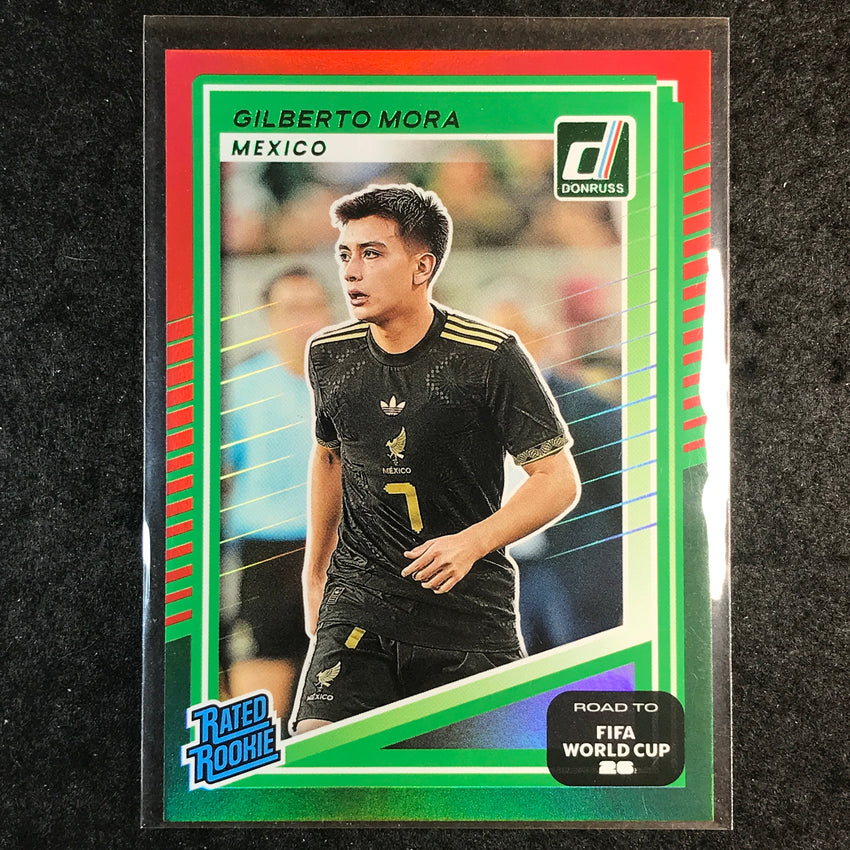 2025-26 Donruss Road to World Cup GILBERTO MORA Rated Rookie Red and Green #214