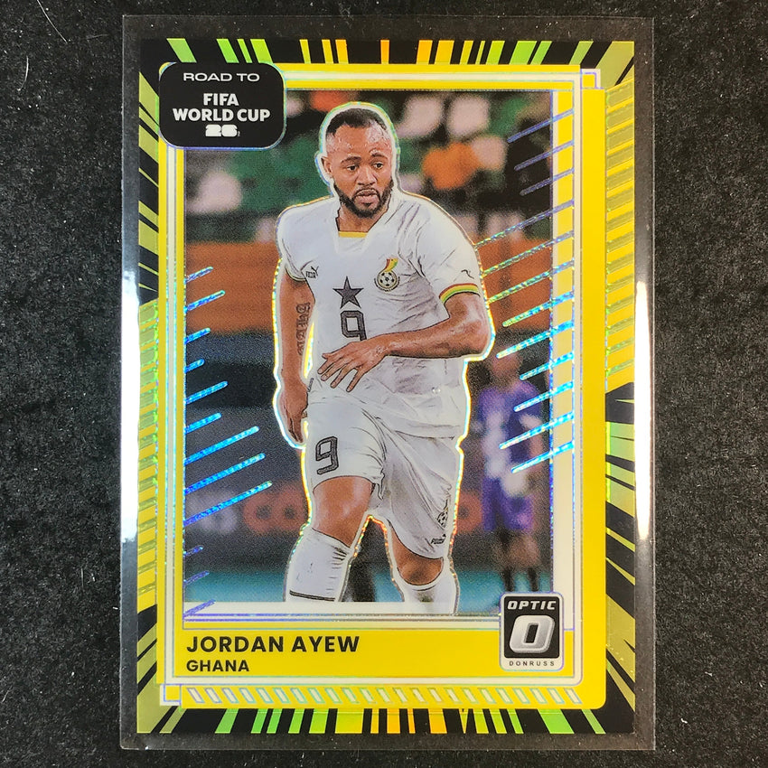 2025-26 Donruss Road to FIFA World Cup JORDAN AYEW Optic Electricity 25/75 #128