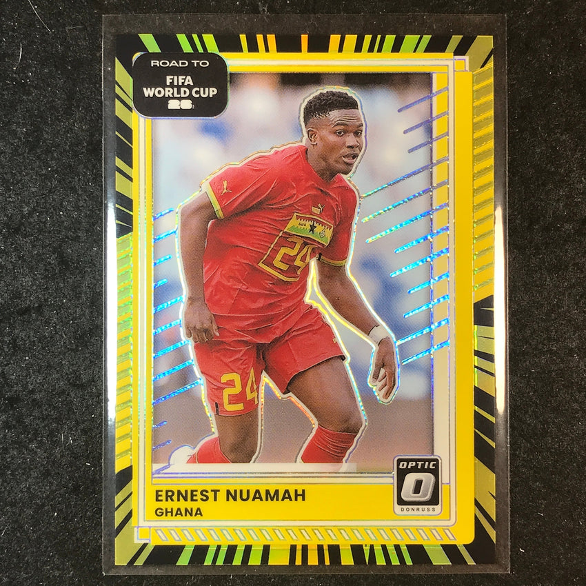 2025-26 Donruss Road to World Cup ERNEST NUAMAH Optic Electricity 15/75 #129