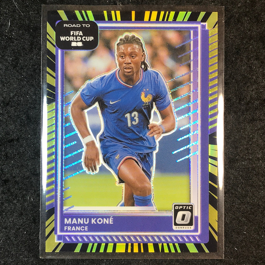 2025-26 Donruss Road to FIFA World Cup MANU KONE Optic Electricity 4/75 #136