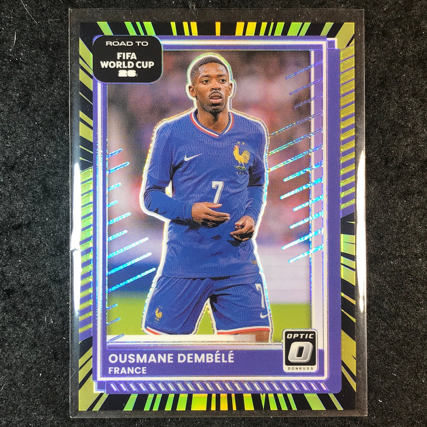 2025-26 Donruss Road to World Cup OUSMANE DEMBELE Optic Electricity 68/75 #137
