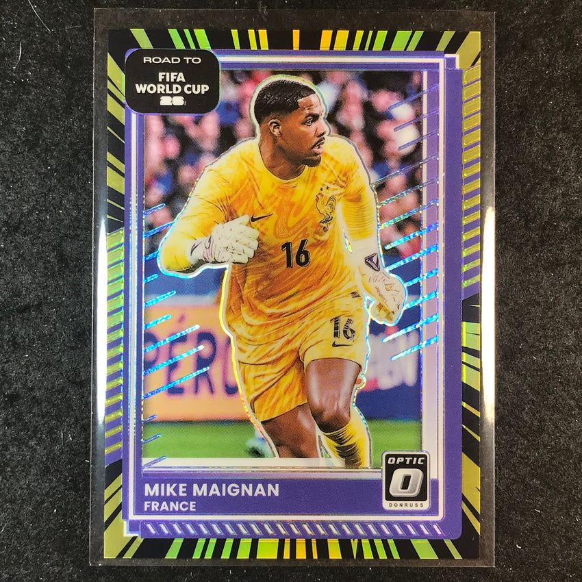 2025-26 Donruss Road to FIFA World Cup MIKE MAIGNAN Optic Electricity 71/75 #139