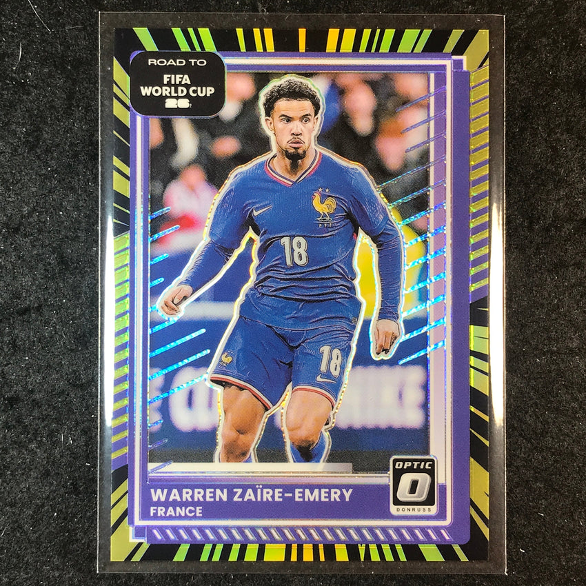 2025-26 Donruss Road to World Cup WARREN ZAIRE-EMERY Optic Electricity 57/75