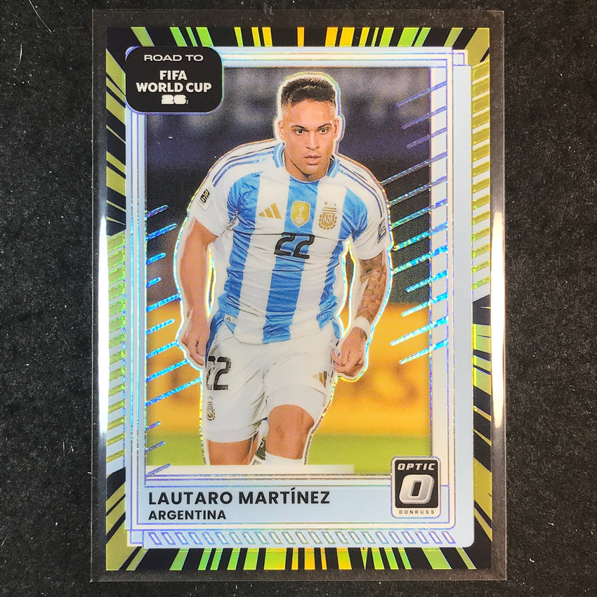 2025-26 Donruss Road to World Cup LAUTARO MARTINEZ Optic Electricity 51/75 #163
