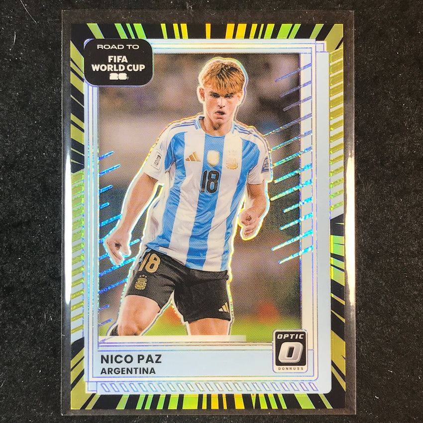 2025-26 Donruss Road to FIFA World Cup NICO PAZ Optic Electricity 14/75 #164