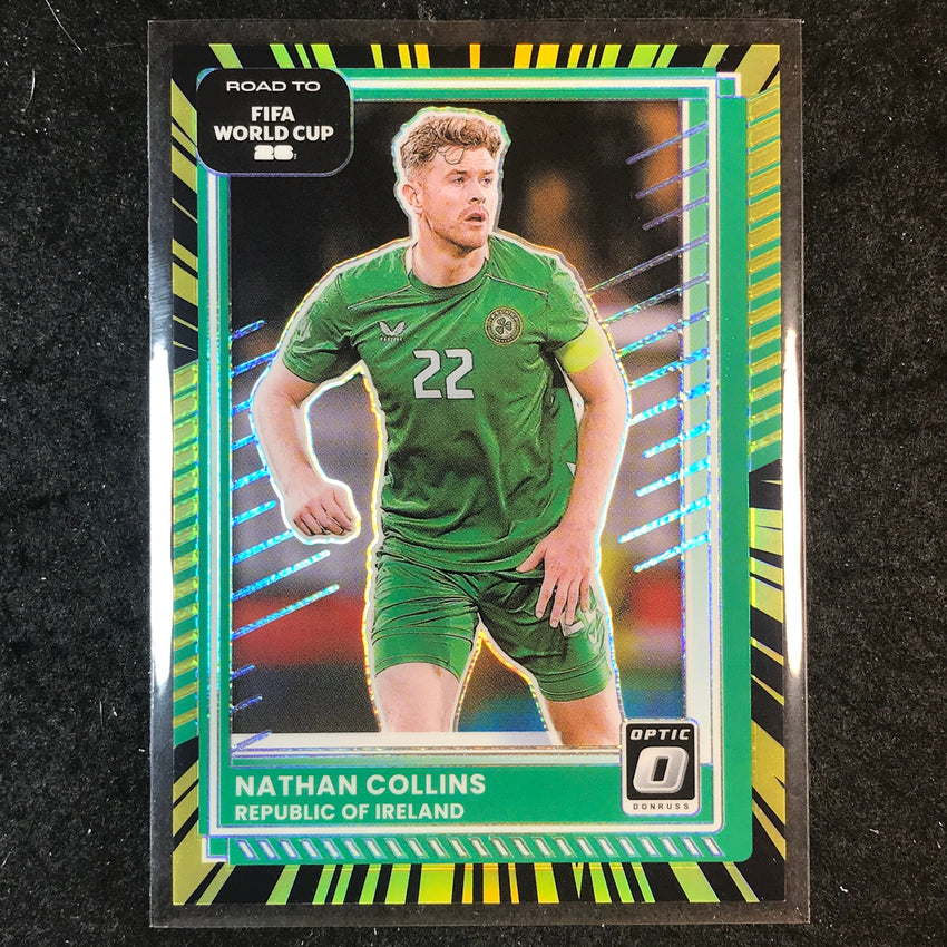 2025-26 Donruss Road to World Cup NATHAN COLLINS Optic Electricity 70/75 #173